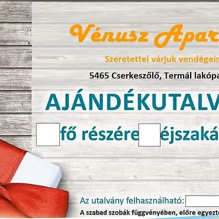 Venusz Apartmán Cserkeszőlő