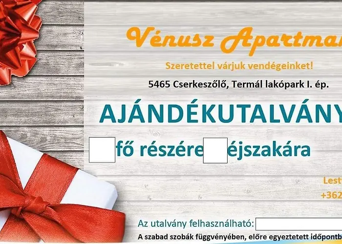 Venusz Apartamento Cserkeszőlő